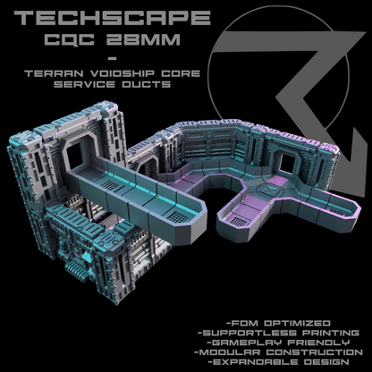 TECHSCAPE CQC: Terran Voidship (28mm)