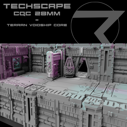 TECHSCAPE CQC: Terran Voidship (28mm)