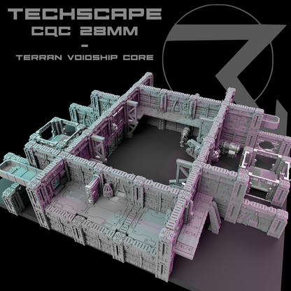 TECHSCAPE CQC: Terran Voidship (28mm)