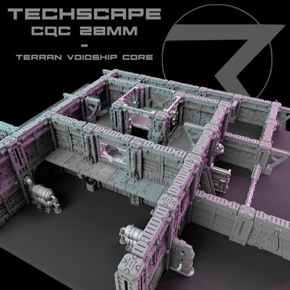 TECHSCAPE CQC: Terran Voidship (28mm)