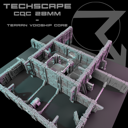 TECHSCAPE CQC: Terran Voidship (28mm)